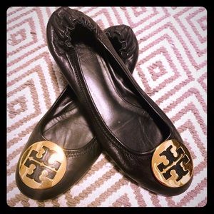 Tory Burch Minnie Ballet Flats in Black